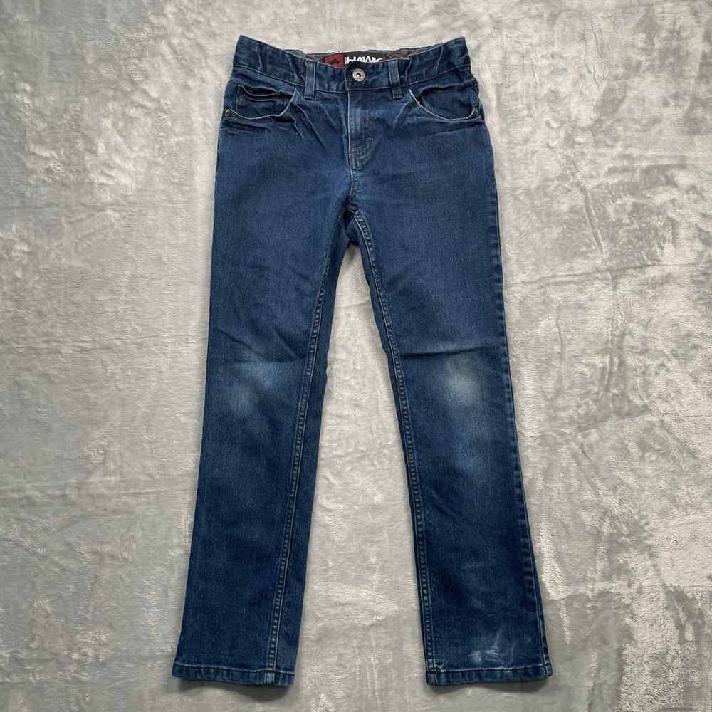 Tony Hawk Skinny Jeans Boys‎ Size 10 Regular Blue Dark Wash Adjustable Waist